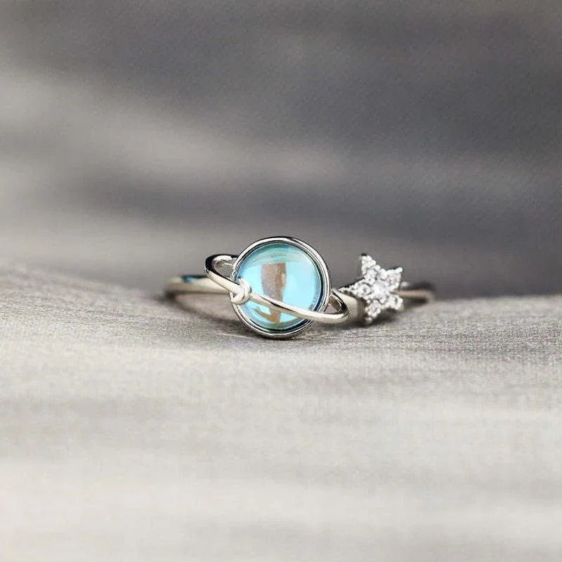 Star and Moon Ring for Daughter, view 8