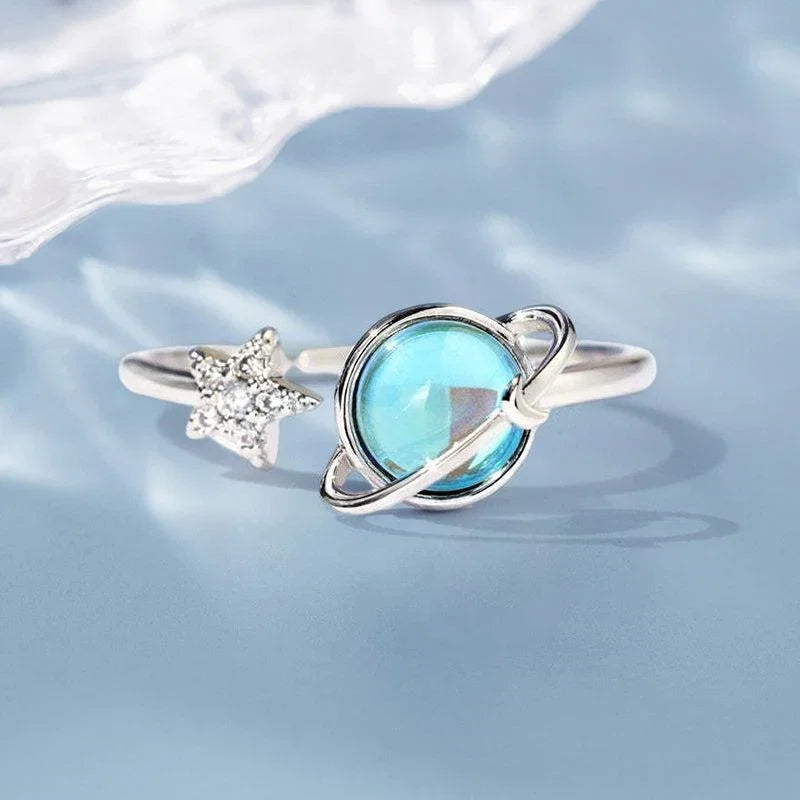 Star and Moon Ring for Daughter, view 5