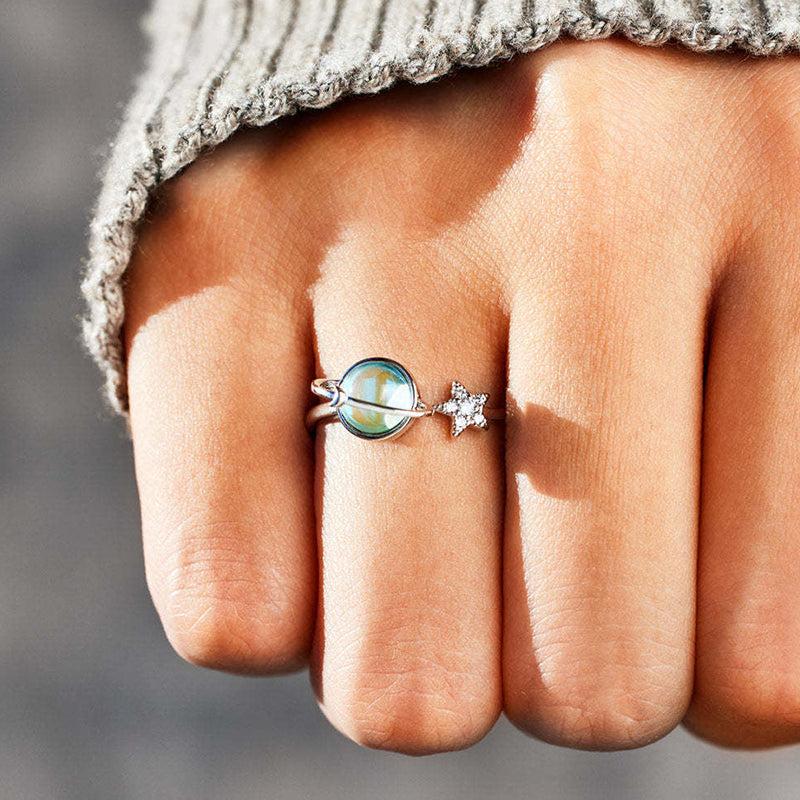 Star and Moon Ring for Daughter, view 2