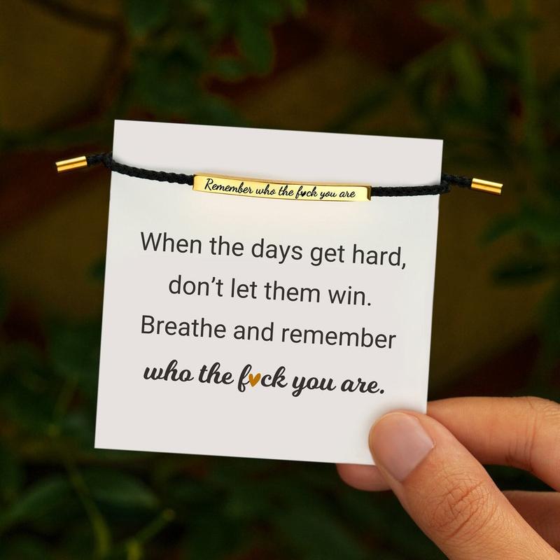 Don't Let The Hard Days Win Bracelet, view 10