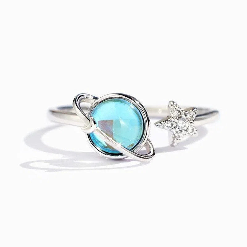 Star and Moon Ring for Daughter, view 4