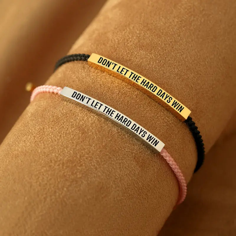 Don't Let The Hard Days Win Bracelet, view 4