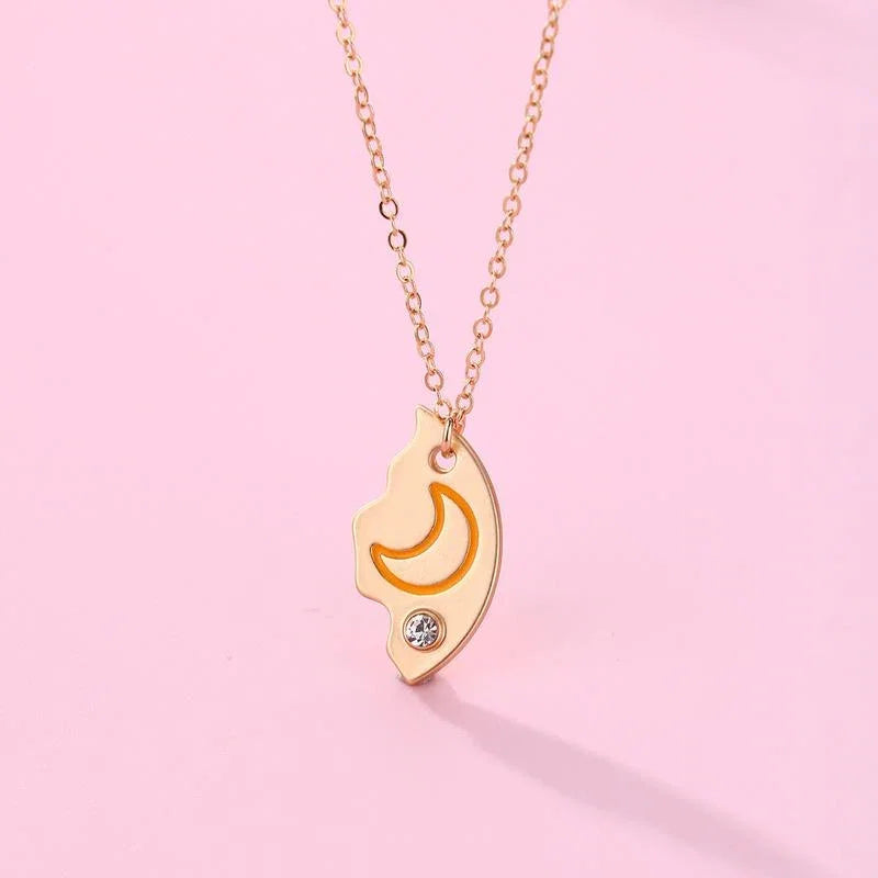 Magnetic Star, Moon & Sun Necklace Set, view 5