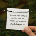 Don't Let The Hard Days Win Bracelet, view 12