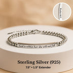 God Is Within Her Bracelet, view 2