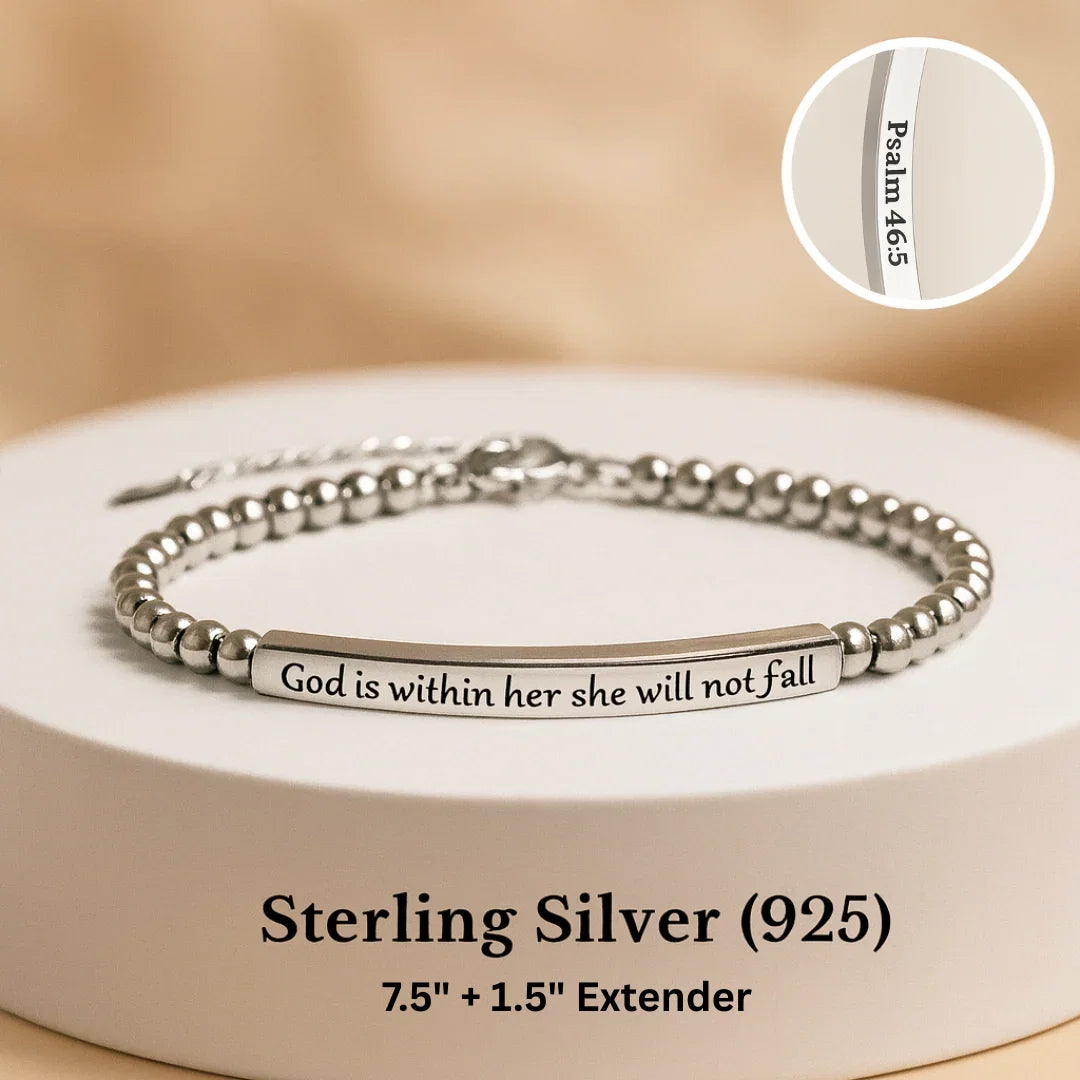 God Is Within Her Bracelet, view 2