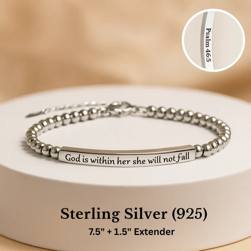 God Is Within Her Bracelet, view 2