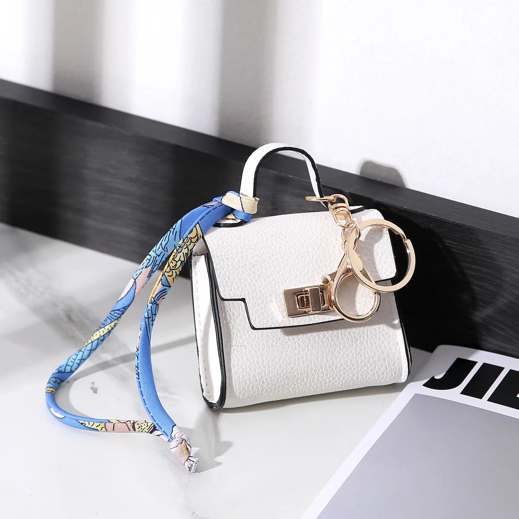 Mini Luxury Bag Keychain Charm, view 7