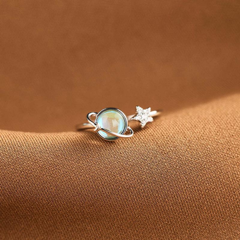 Star and Moon Ring for Daughter, view 7