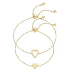Matching Hearts Bracelet, view 2