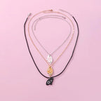 Magnetic Star, Moon & Sun Necklace Set, view 4