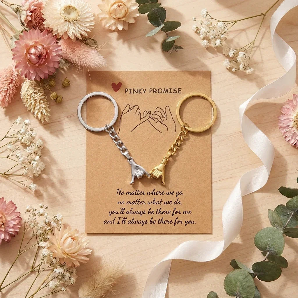 Pinky Promise Keychains, view 2