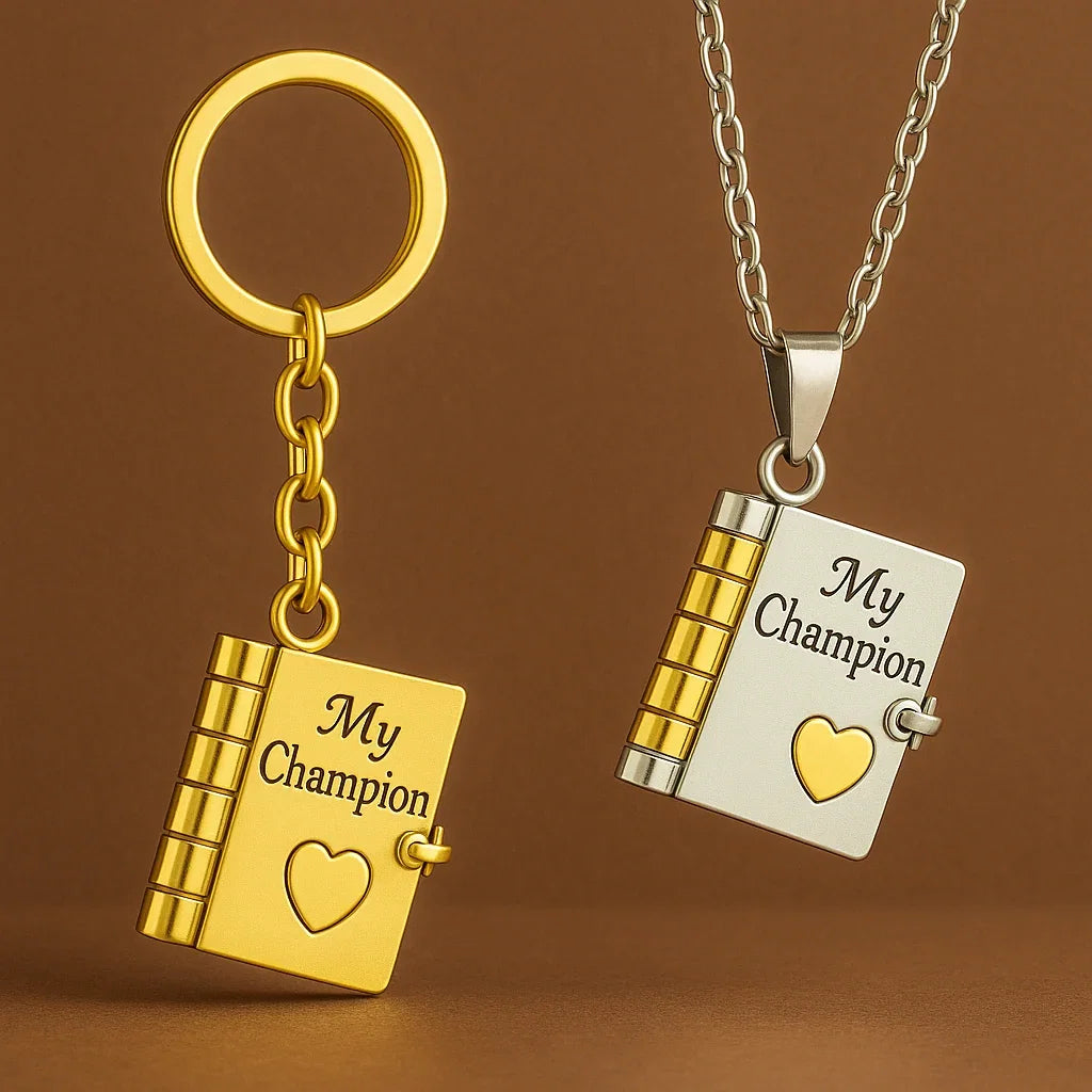 My Champion Necklace for Son, view 2
